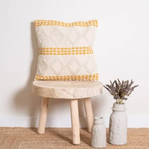 Cojín Basette Algodón Mostaza