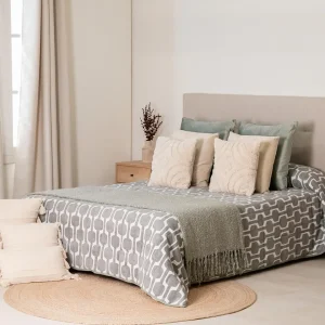 Colcha Jacq Chenilla Sunnies Verde Seco