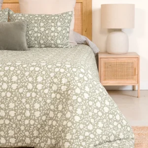 Funda Nórdica Seersucker Mozarabe Verde Seco