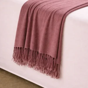 Plaid Chenilla Rosette